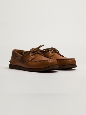 Sperry Boat Shoes Tan Leather US 9.5